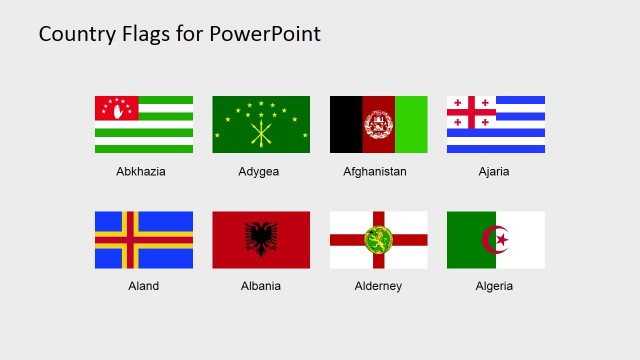 Flag Icon PowerPoint Template