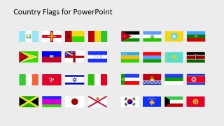 Shapes of Flags for PowerPoint