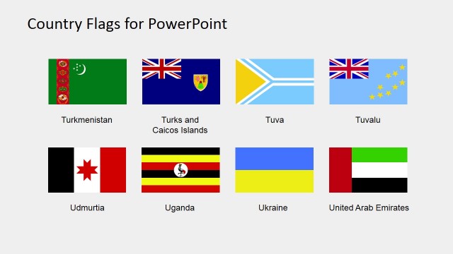PPT Country Flags Icons (S to Z)