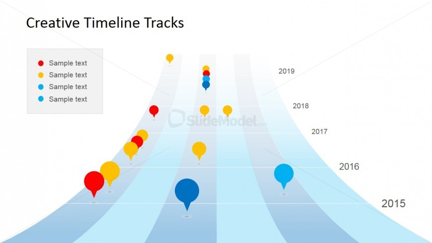 Upwards Timeline Planning Slide Design