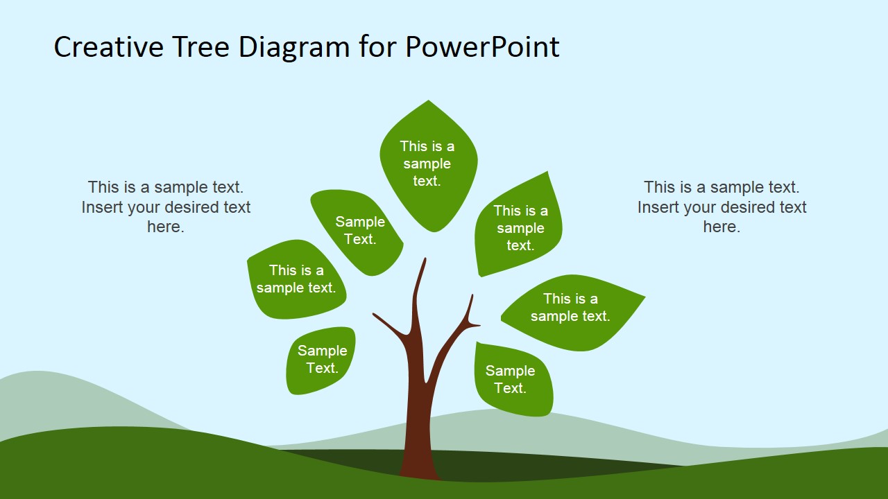Creative Tree Diagram PowerPoint Template