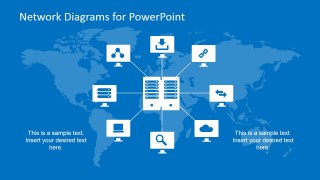 Star Network Diagram Layout for PowerPoint