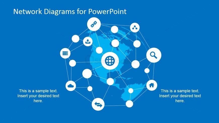 Network Diagram Design For PowerPoint   SlideModel