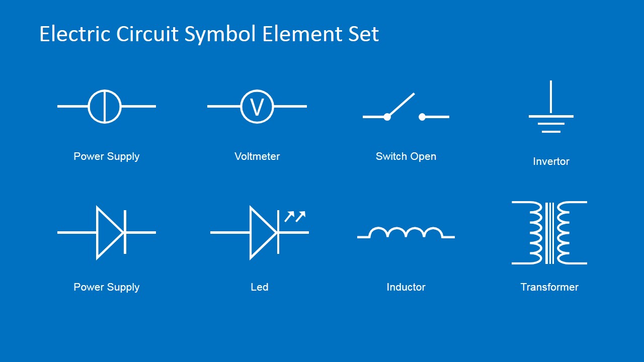 Schematic Circuit Diagram Powerpoint Slide Slidemodel