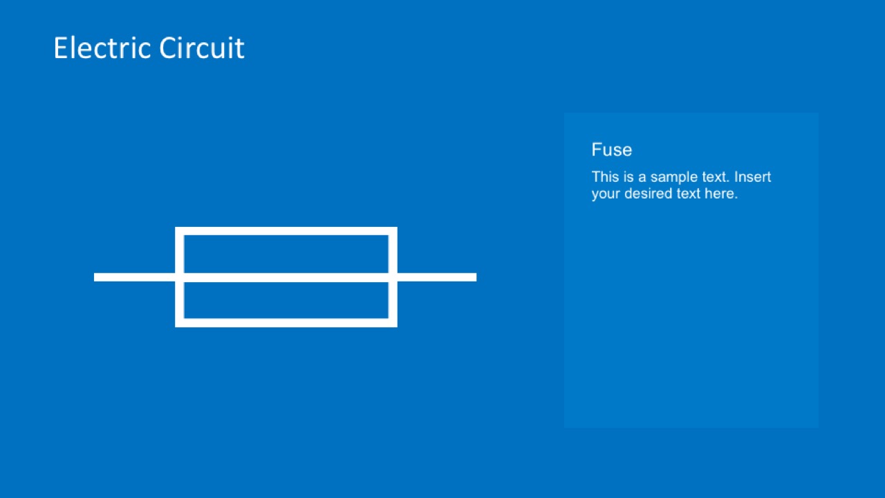 Electric Circuit Symbols Element Set for PowerPoint  