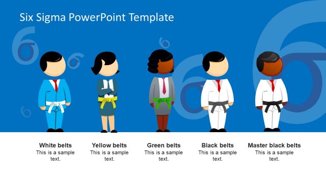 Six Sigma Belts Illustration Scenes