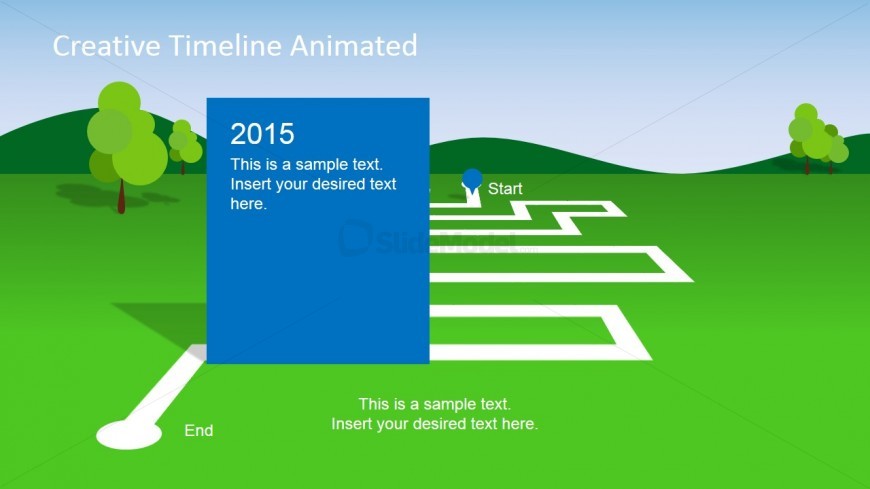 powerpoint timeline milestone template slidemodel