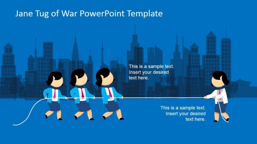 jane tug of war powerpoint slide design - slidemodel jane tug of war powerpoint slide design - slidemodel, Presentation templates