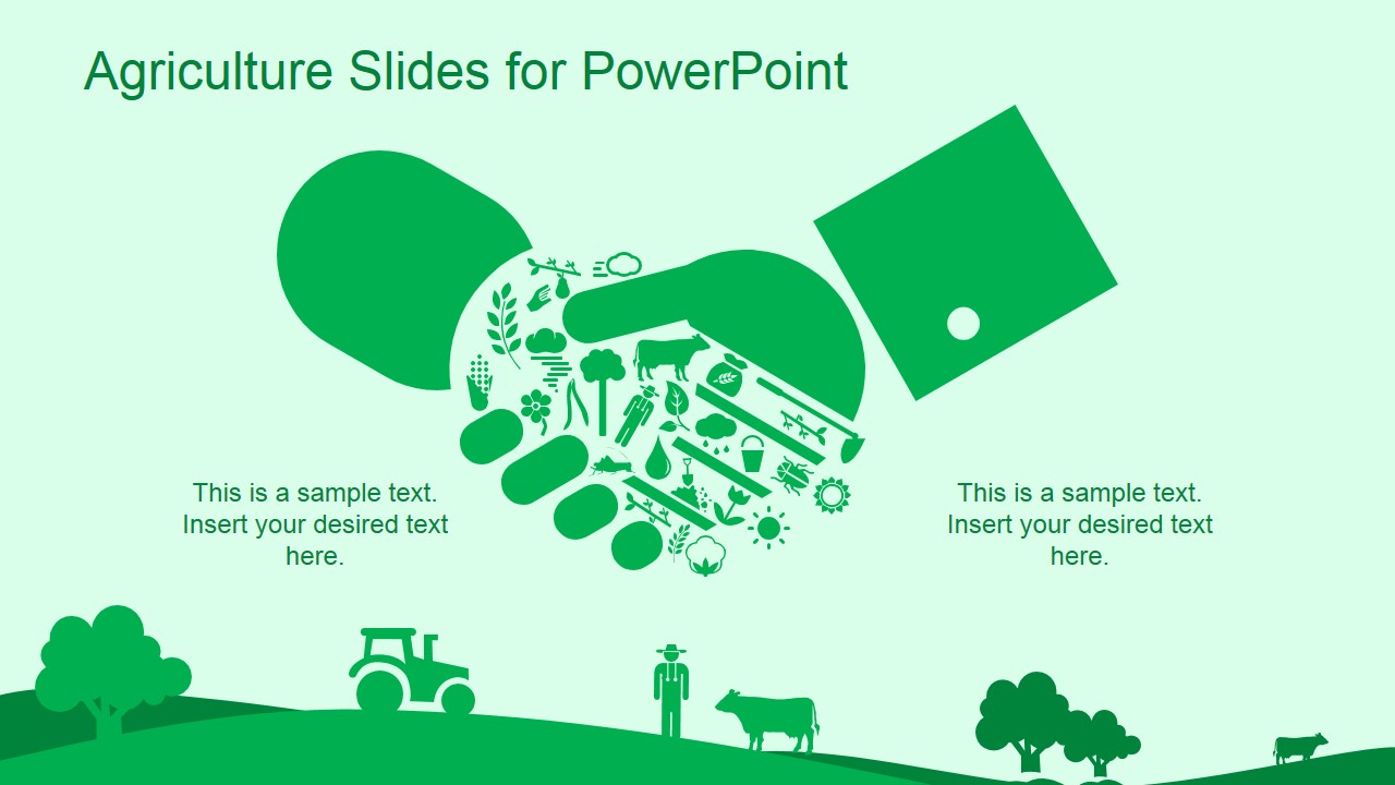 Green Agriculture Template For PowerPoint SlideModel