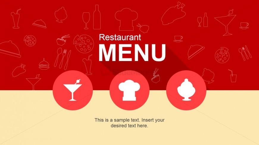 Dish Menu PowerPoint Slide
