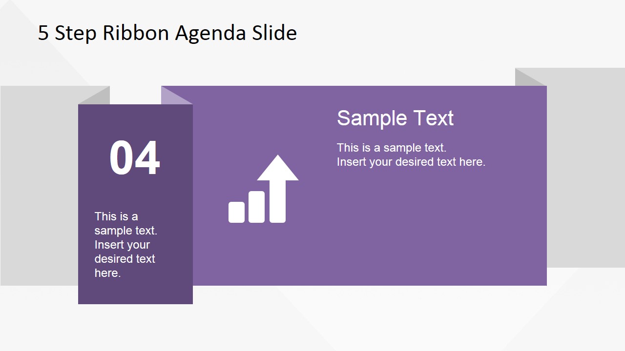 04 Ribbon Slide Design for PowerPoint