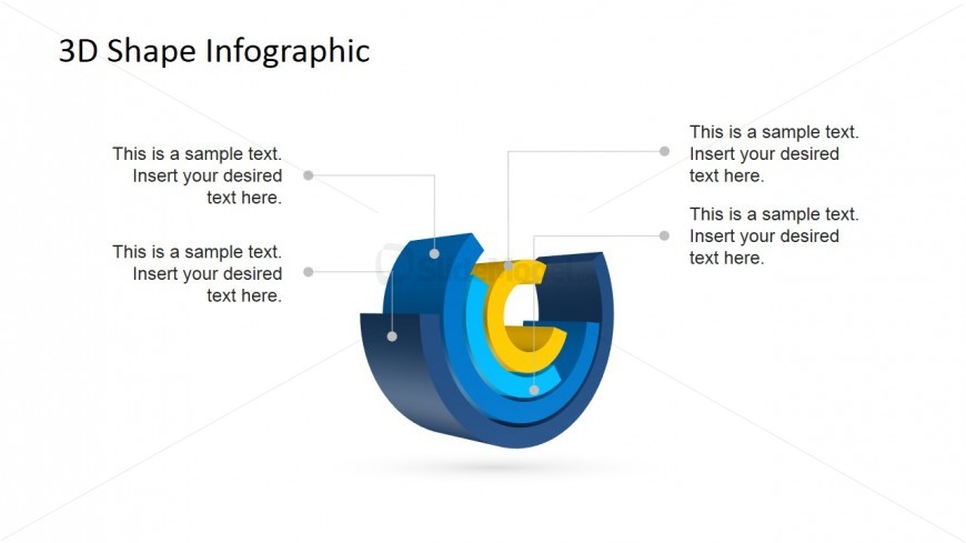 3D PowerPoint Shapes Creating a Layered Cylinder