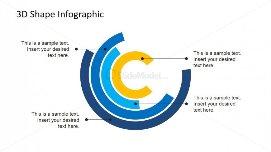 Flat Concentrical Incomplete Circles Layered Diagram for ... annual tree ring diagram 