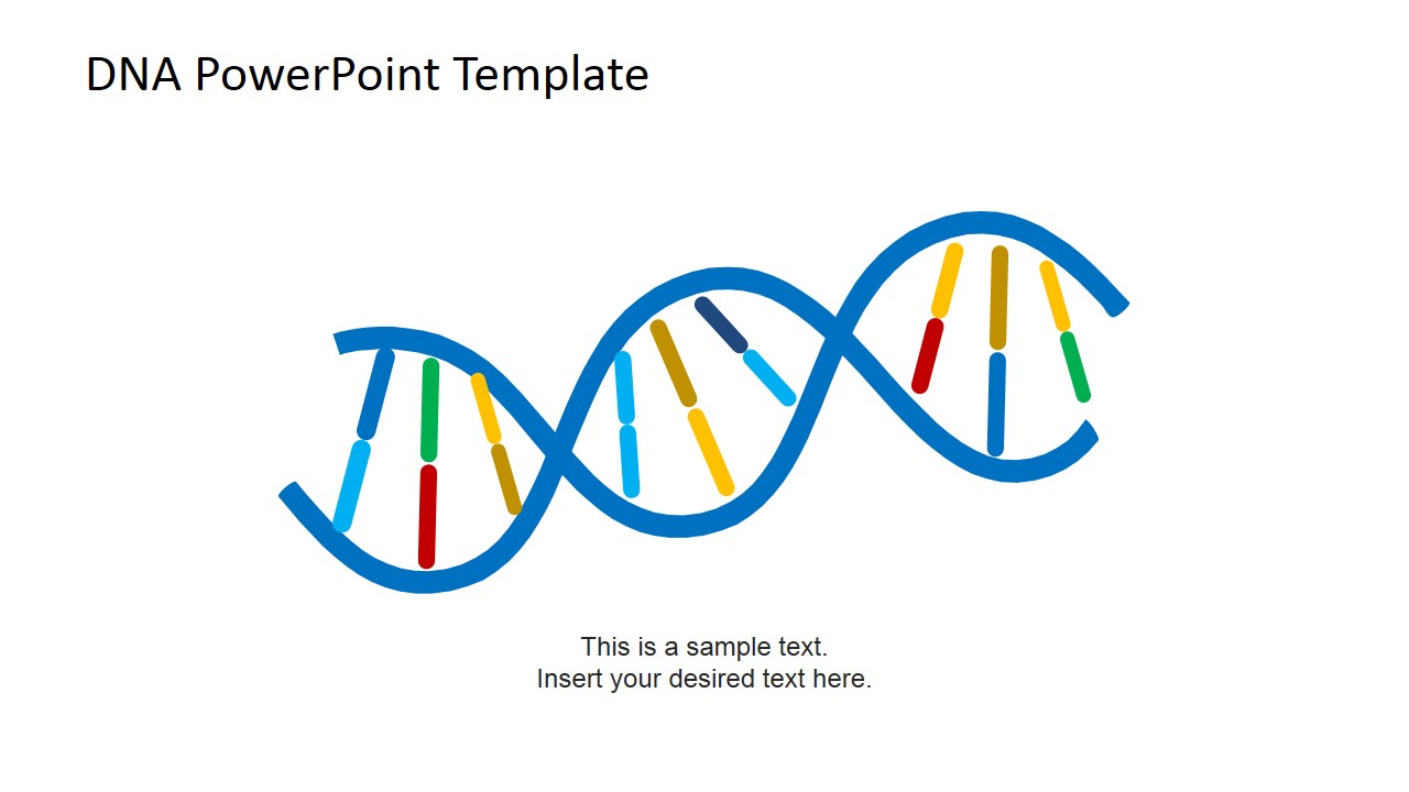 DNA Strands PowerPoint Template SlideModel