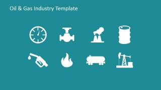 PowerPoint Flat Clipart featuring Oil & Gas