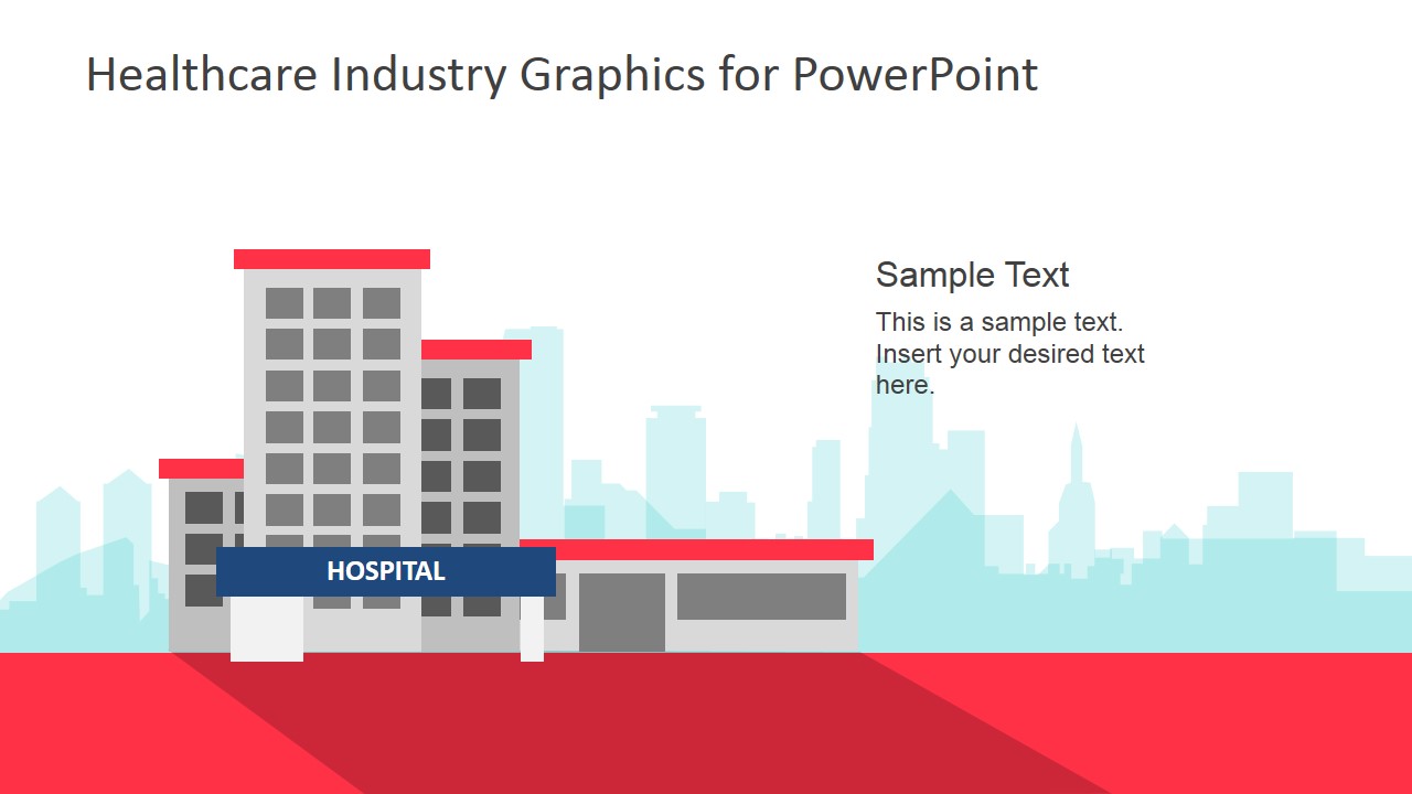 Hospital PowerPoint Shapes Background Slide - SlideModel