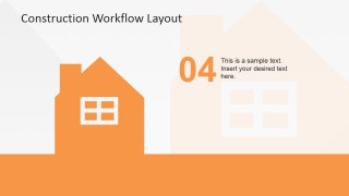 PowerPoint House Icon for Construction Industry