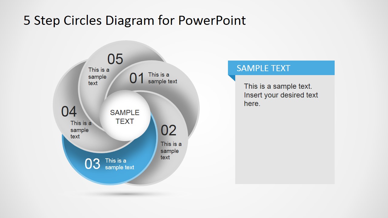 Step Circles Diagram For Powerpoint Slidemodel