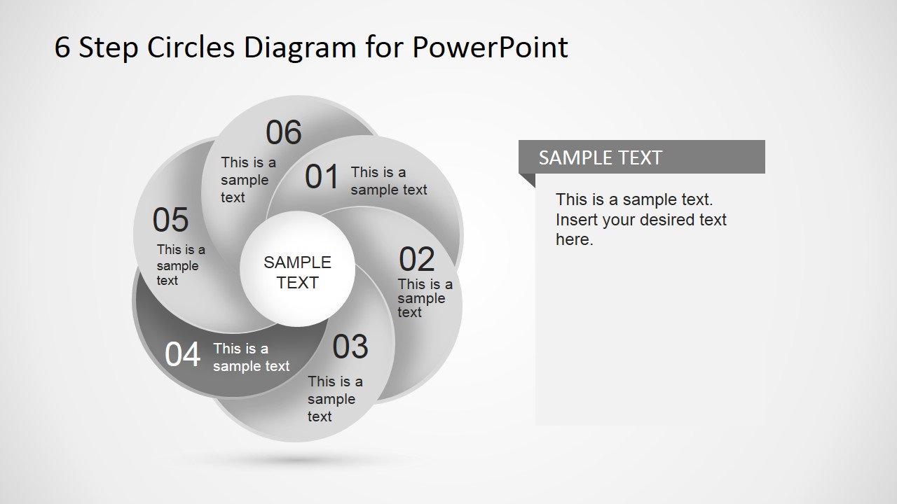 6 Step Circles Diagram for PowerPoint - SlideModel