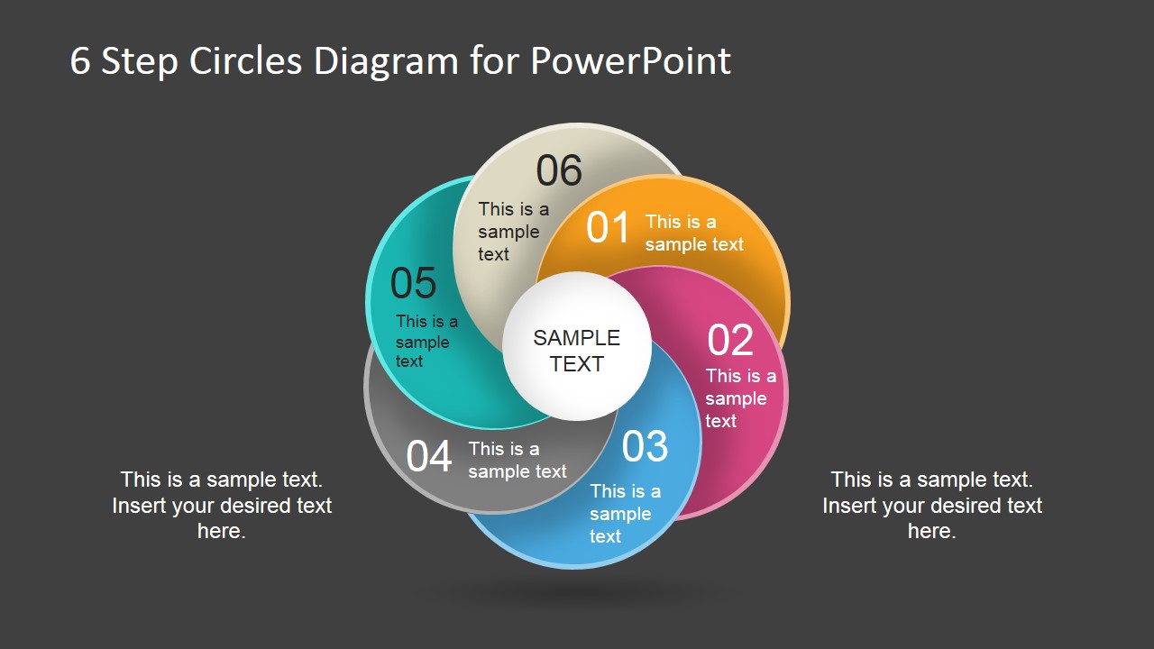 6 Step Circles Diagram for PowerPoint - SlideModel