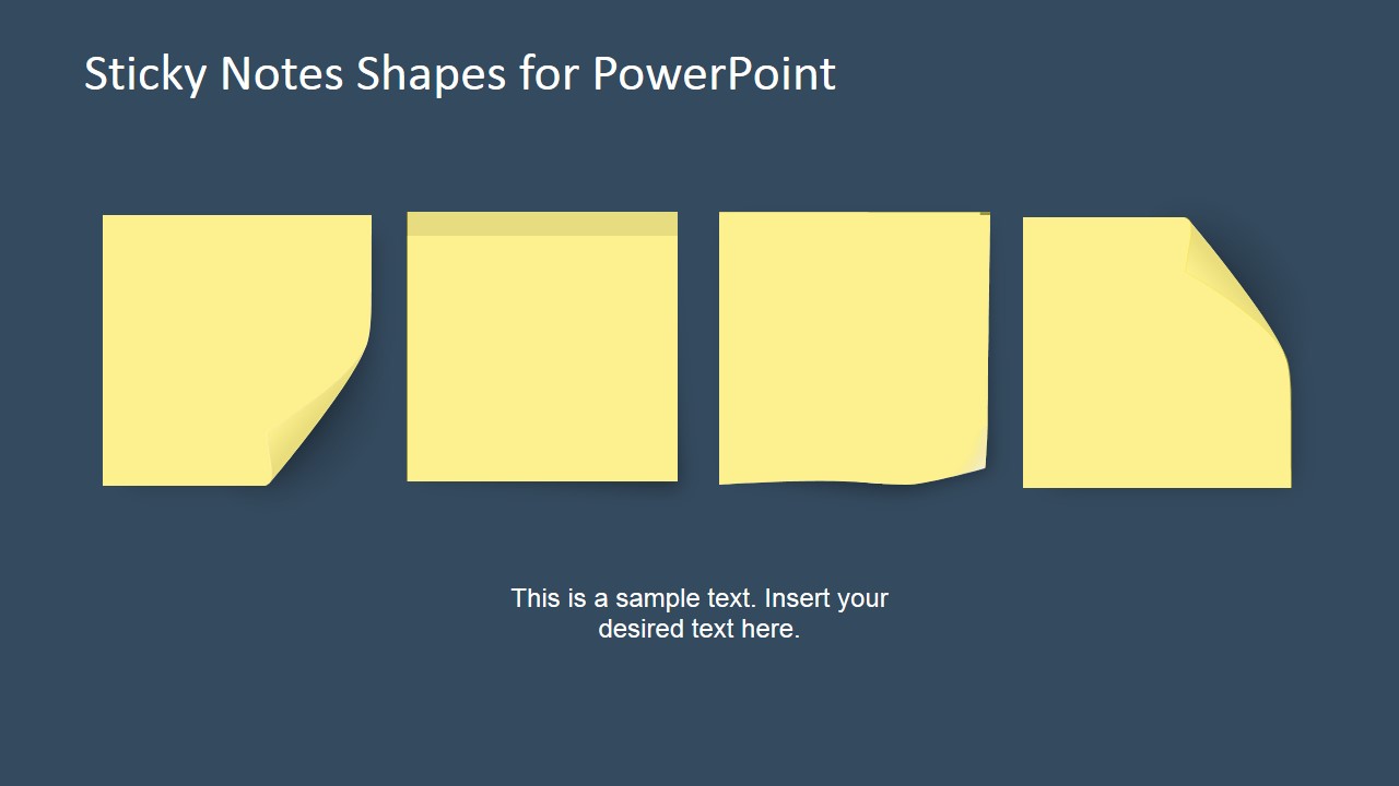 template for presentation notes