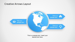 Globe Earth Business Diagram Slide for PowerPoint