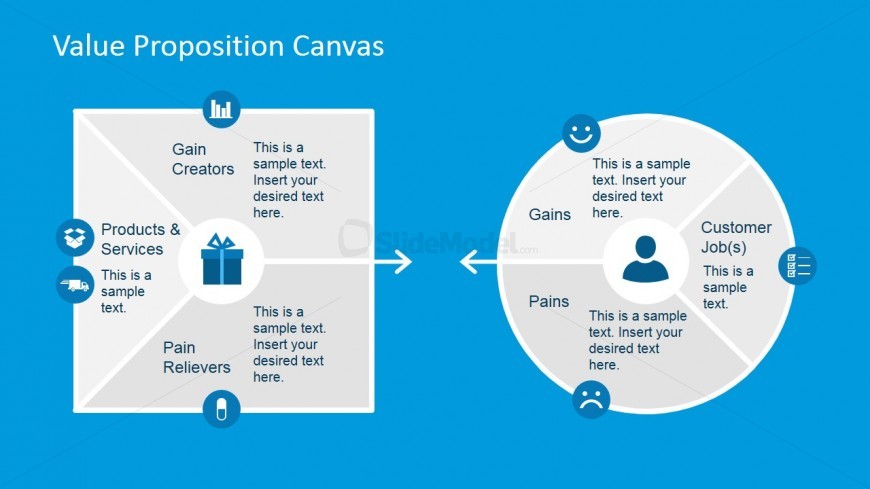 PowerPoint Value Map Diagram Gain Creators