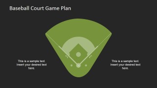 Baseball Court Clipart with Placeholders