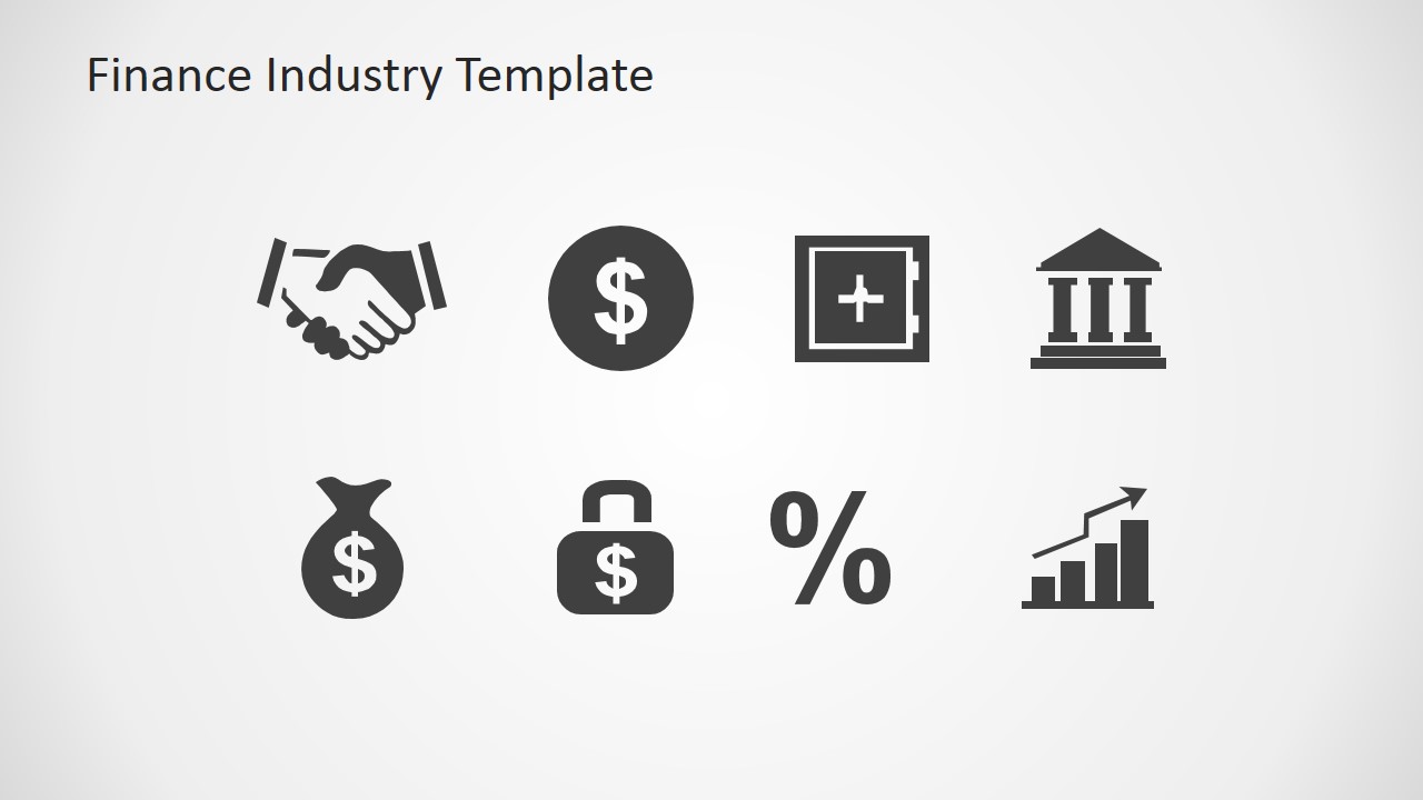 Finance Money and Banking PowerPoint Icons - SlideModel