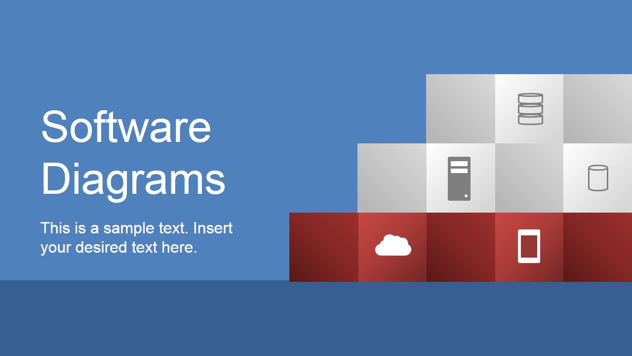 Drag & Drop Elements for PowerPoint Software Diagrams