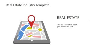 Real Estate Map with GPS in Mobile Device