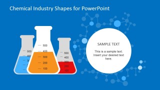 Test Tube Shapes for PowerPoint Flat Design