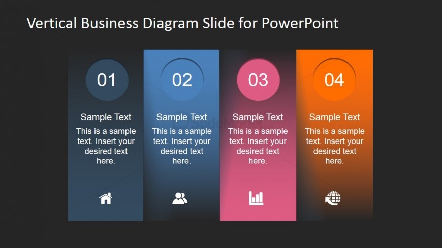 Vertical Banner Design for PowerPoint