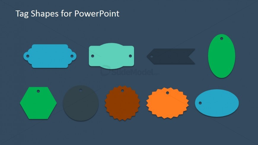 Modern Presentations through PowerPoint Flat Tags