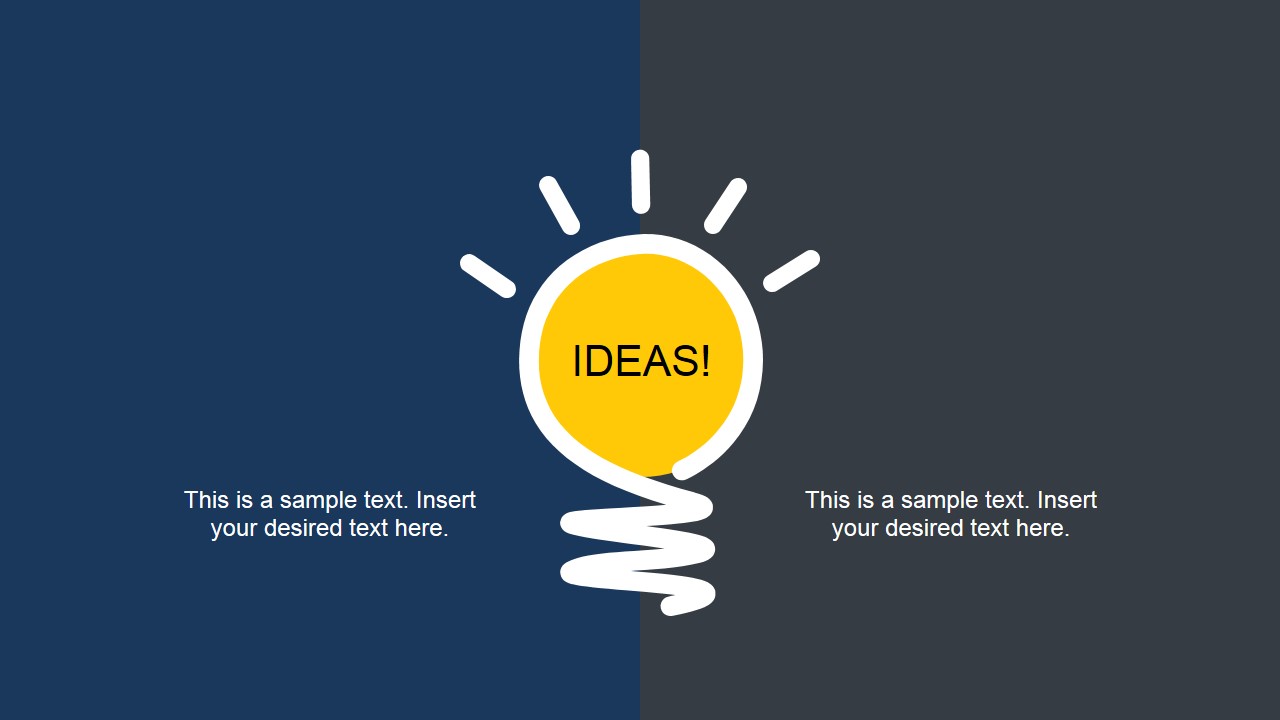 Bright Idea Slide Design for PowerPoint