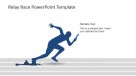 A Runner Sprinting Scene for PowerPoint