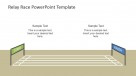 Starting Point to Finish Line PowerPoint Slide Design