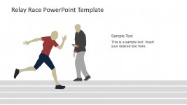 Runner Starting the Race PowerPoint Scene - SlideModel