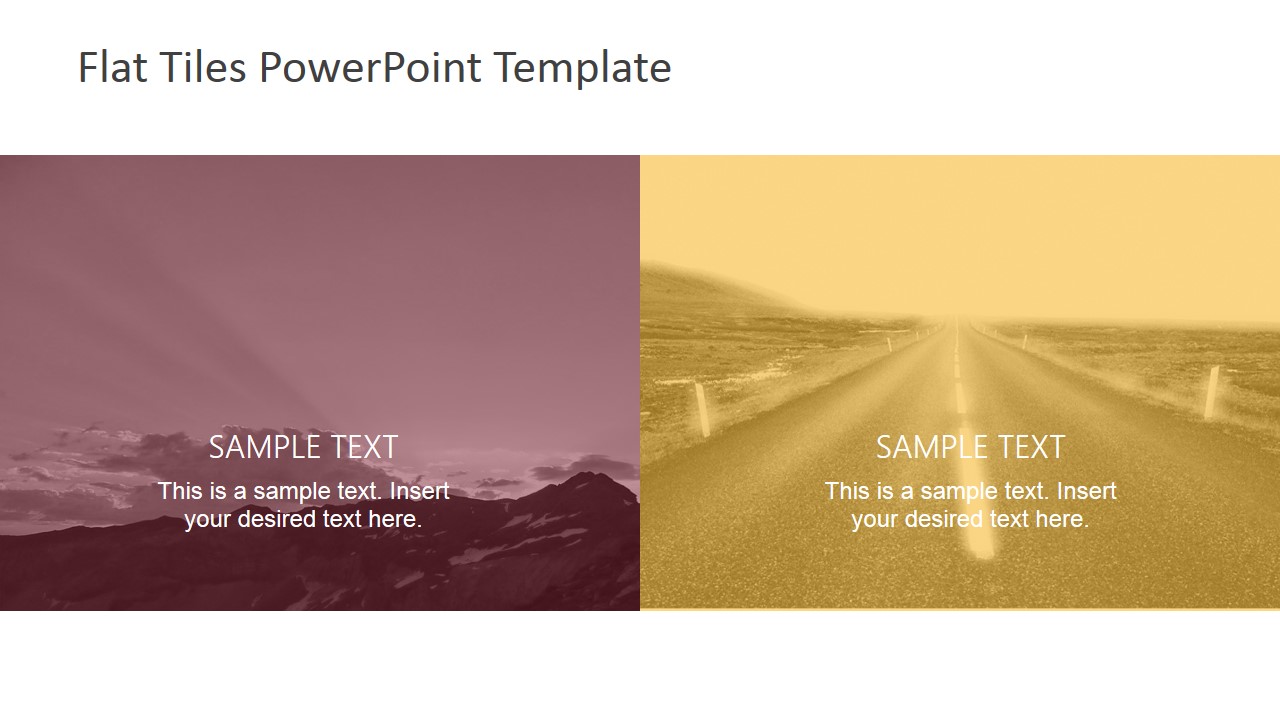 Landscape Scenes with Placeholders for PowerPoint 
