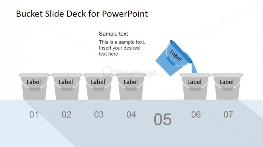 Light Blue Bucket Fifth Step Diagram