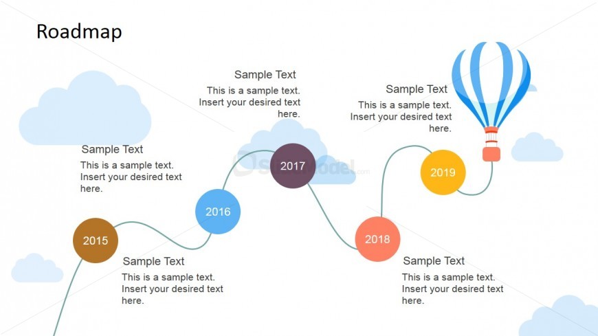 Free timeline powerpoint template