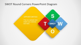 powerpoint swot template corners round findings slidemodel analysis rounded presenting presentations designed professional conclusions results