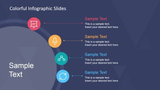 Section Break Slide Design for PowerPoint with Circles