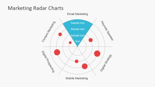 Email Marketing Radar Chart Design