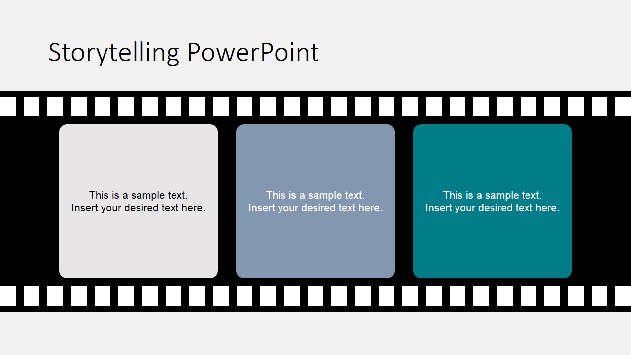 Storytelling Start Plot and End Sequence in Film Shape SlideModel