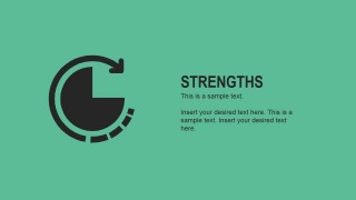 Flat Strengths Slide for PowerPoint