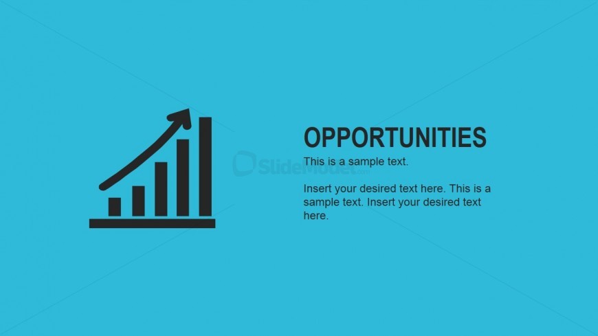 Flat Opportunities Slide for PowerPoint