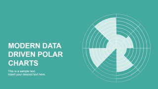 PowerPoint Radar Chart Flat Design