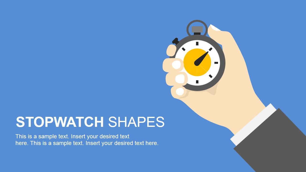 Stopwatch Shapes for PowerPoint SlideModel