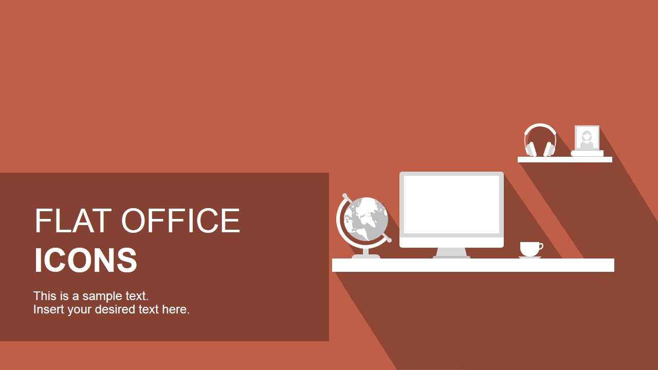 Office Icon Set Illustration for PowerPoint